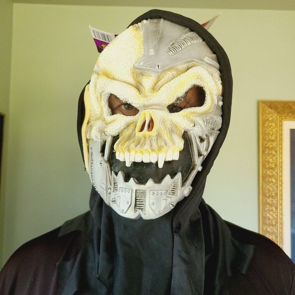 Cyborg Robot Skull Skeleton Easter Unlimited Fun World Halloween Mask